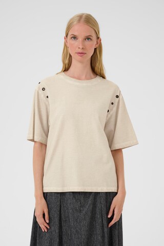 T-shirt KAREN BY SIMONSEN en beige : devant