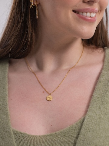PURELEI Necklace 'Compass' in Gold: front