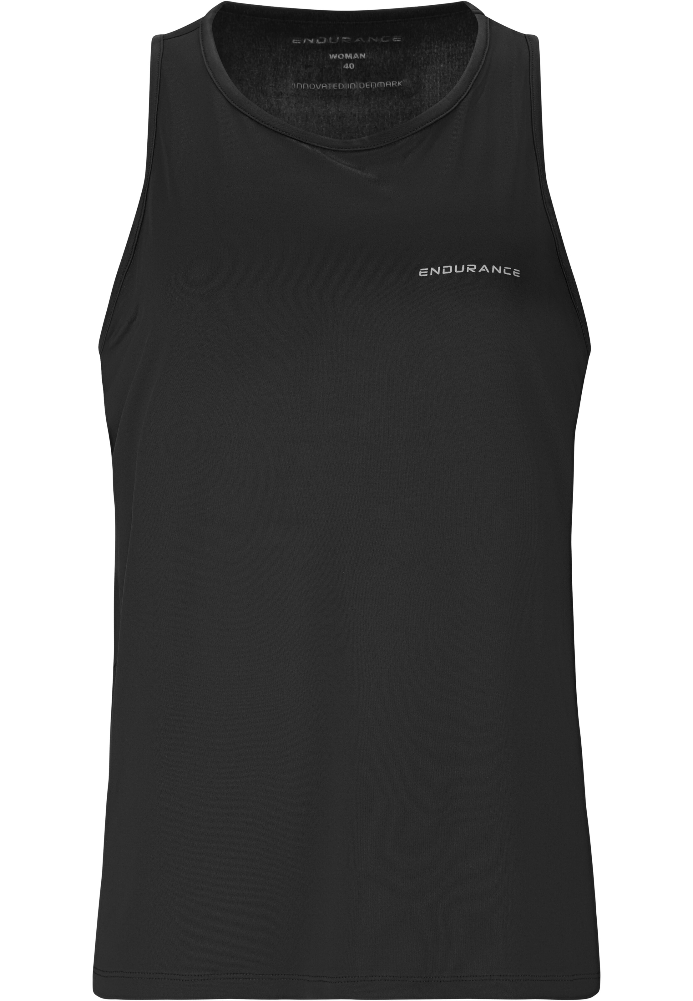 ENDURANCE Top 'Yonan V2' in Schwarz: Vorderseite