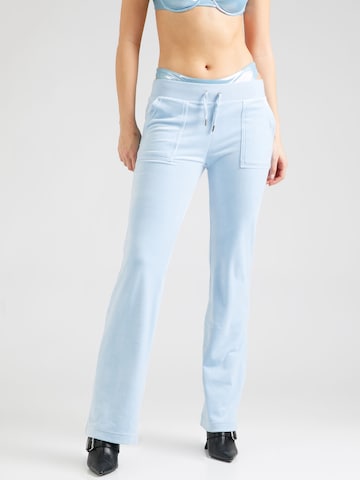 Juicy Couture Regular Broek 'DEL RAY' in Blauw: voorkant