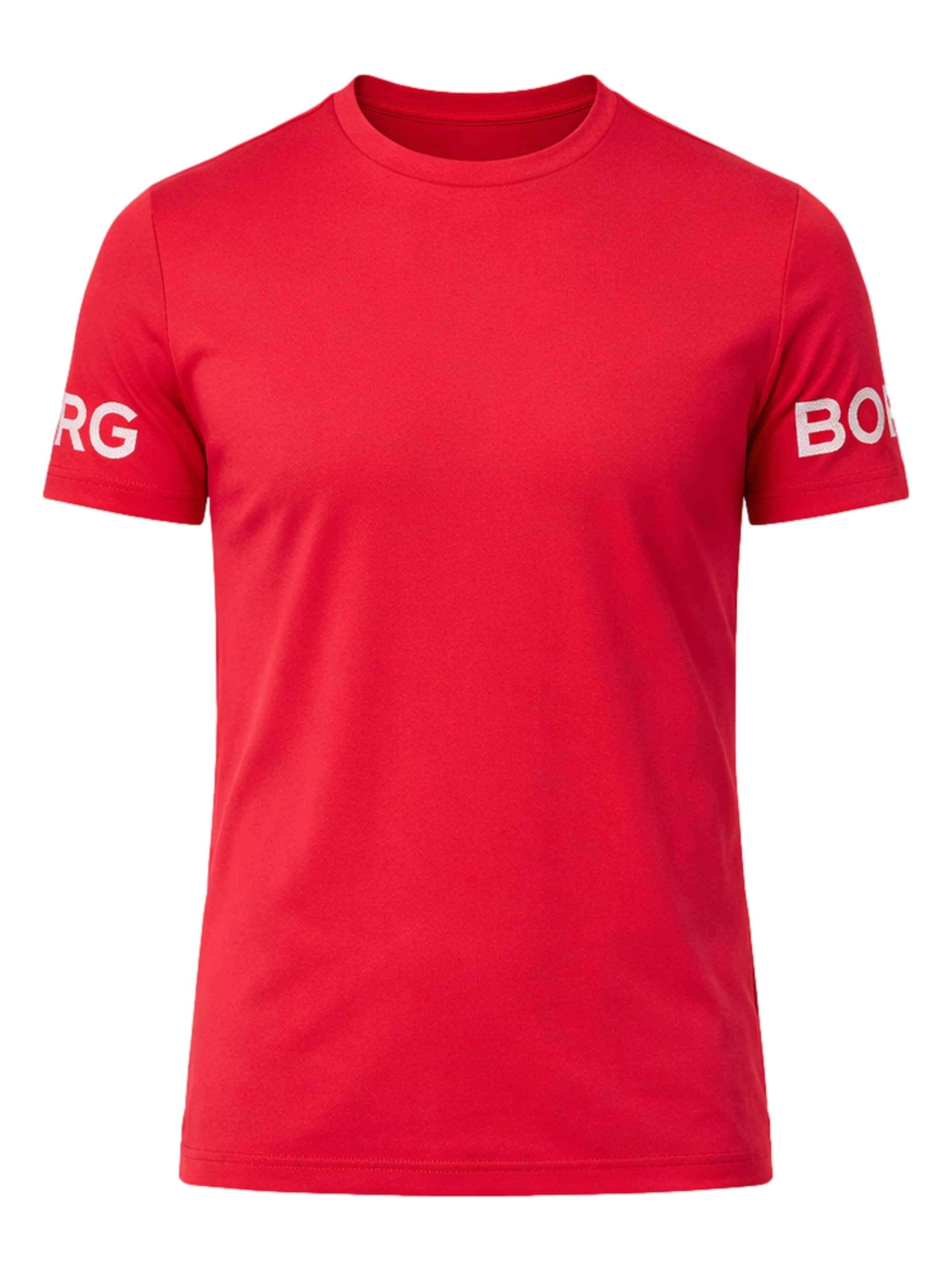 Maglia funzionale di BJÖRN BORG in rosso: frontale
