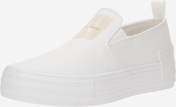 Calvin Klein Jeans Slip on boty – bílá: přední strana