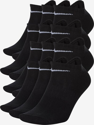 NIKE Chaussettes de sport en noir / blanc, Vue avec produit