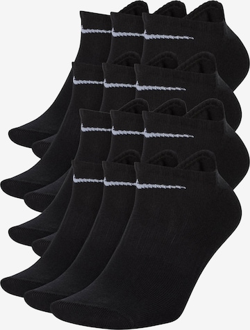 Chaussettes de sport NIKE en noir : devant