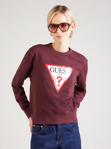 GUESS Sweatshirt in Red: front