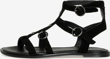 Nine West Sandals 'GREDA 3FX' in Black: front