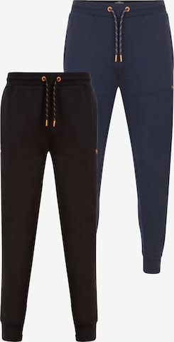 Threadbare Sweathose 'Trifoliate' in Blau: Vorderseite