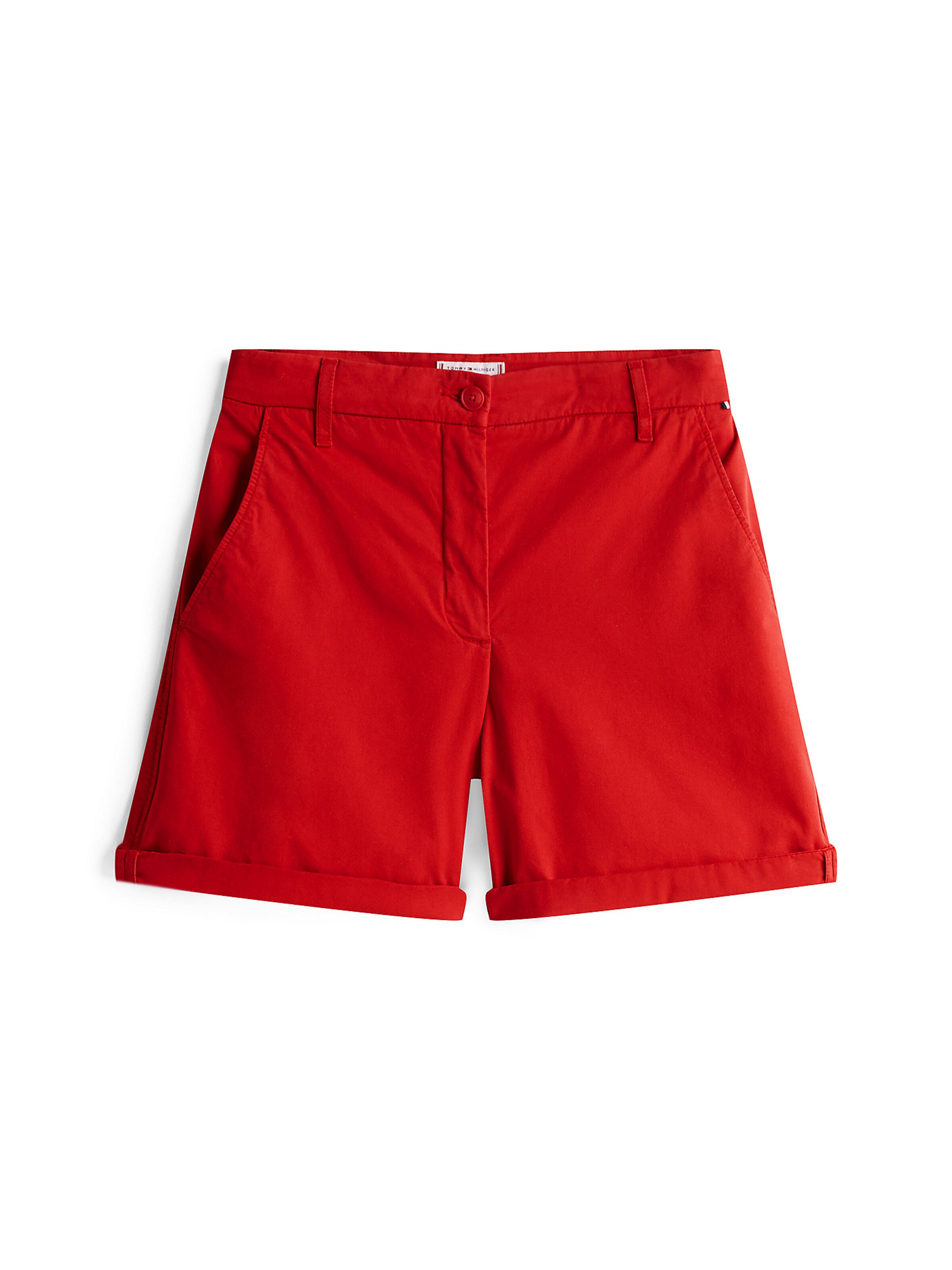 TOMMY HILFIGER Shorts in rot, Produktansicht