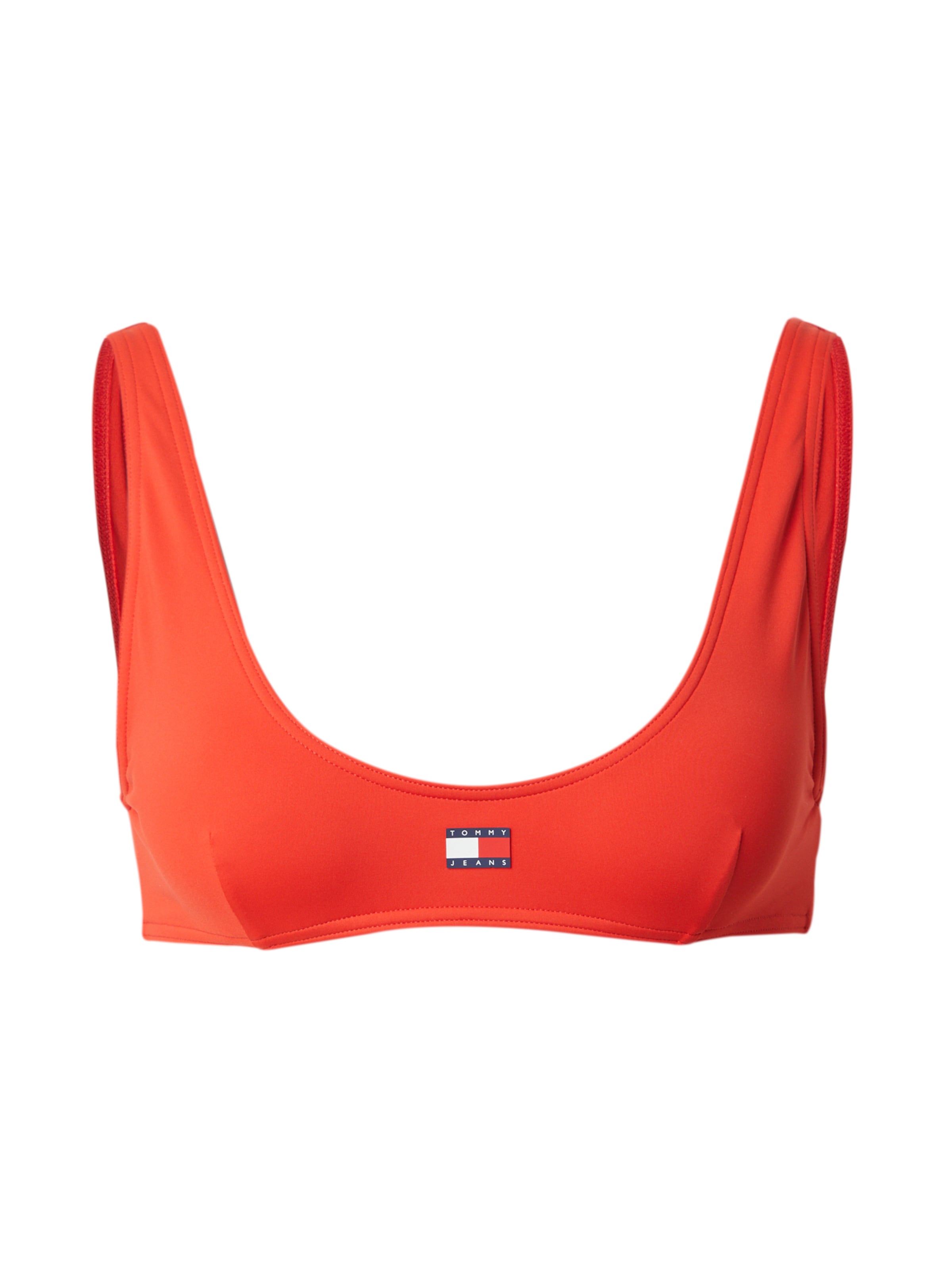 Bustino Top per bikini di Tommy Jeans in rosso: frontale