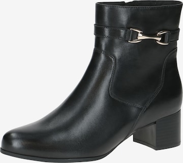CAPRICE Ankle Boots in Black: front