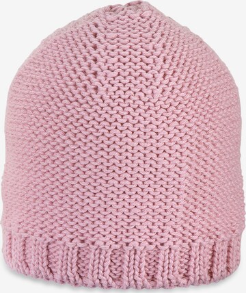 STERNTALER Beanie in Pink: front