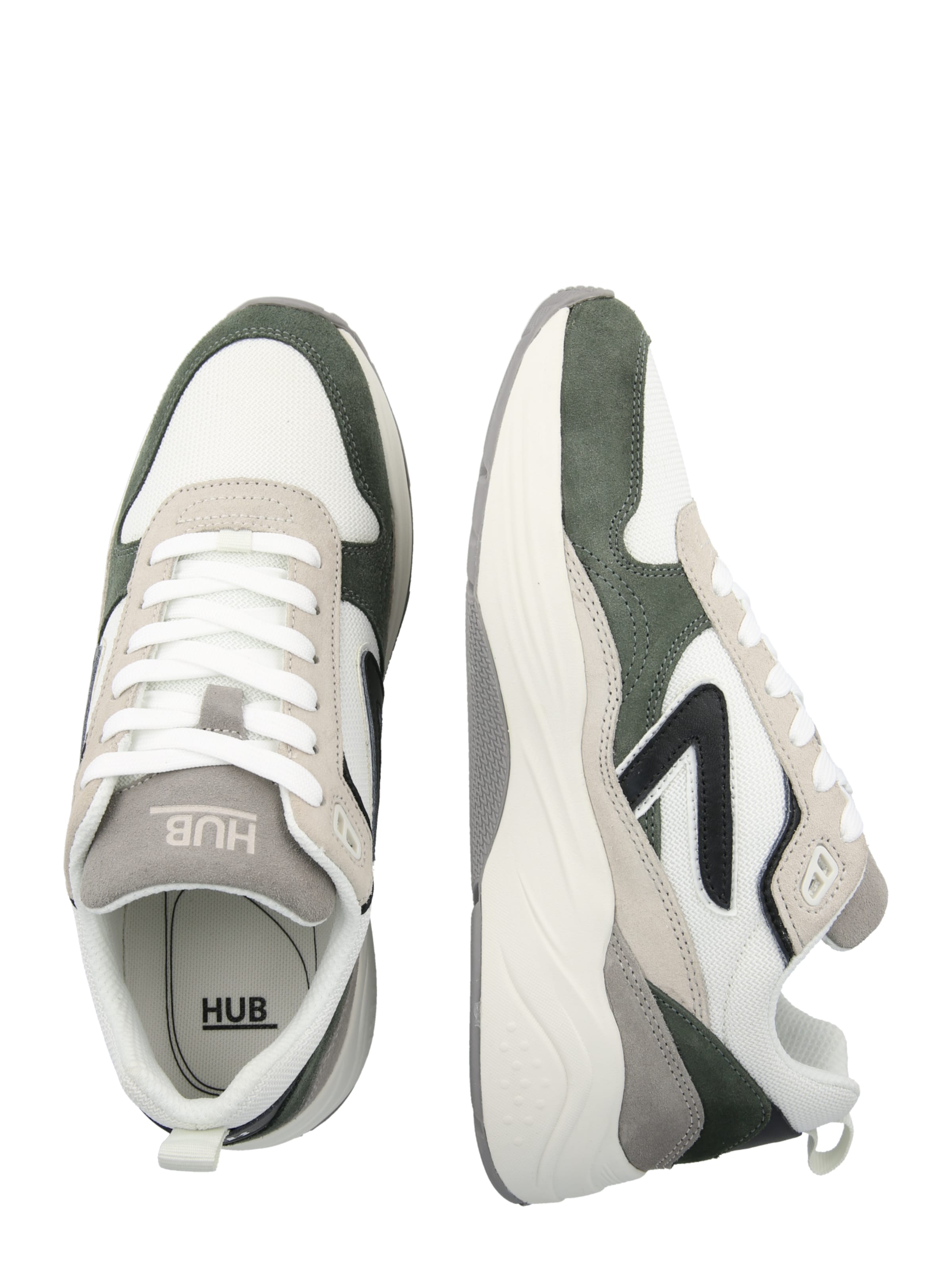 HUB Sneaker 'Glide' in Weiß