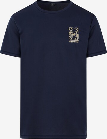 PROTEST Performance Shirt 'Foxy' in Blue: front