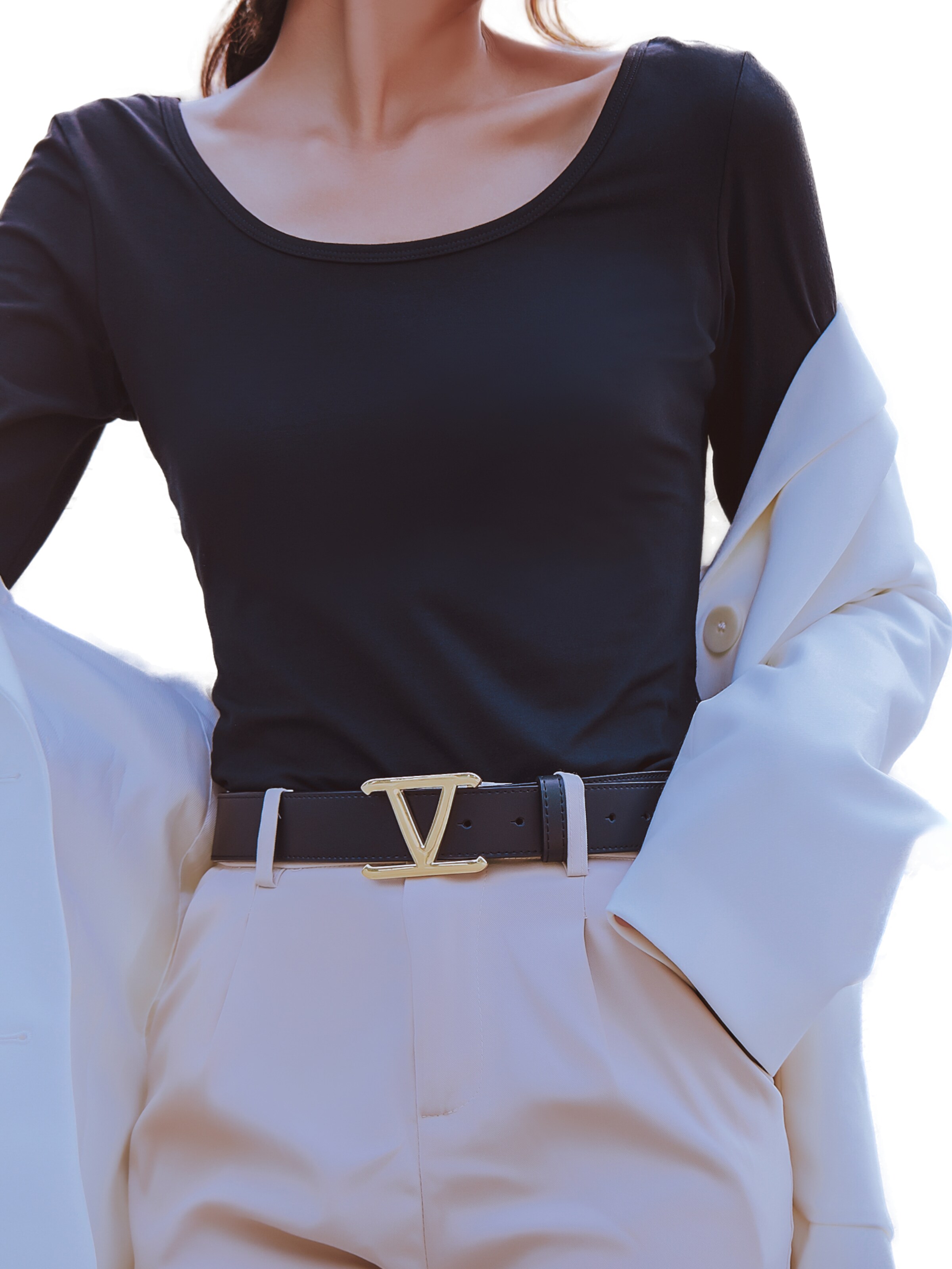 Cintura 'Victor' di Victoria Hyde in nero