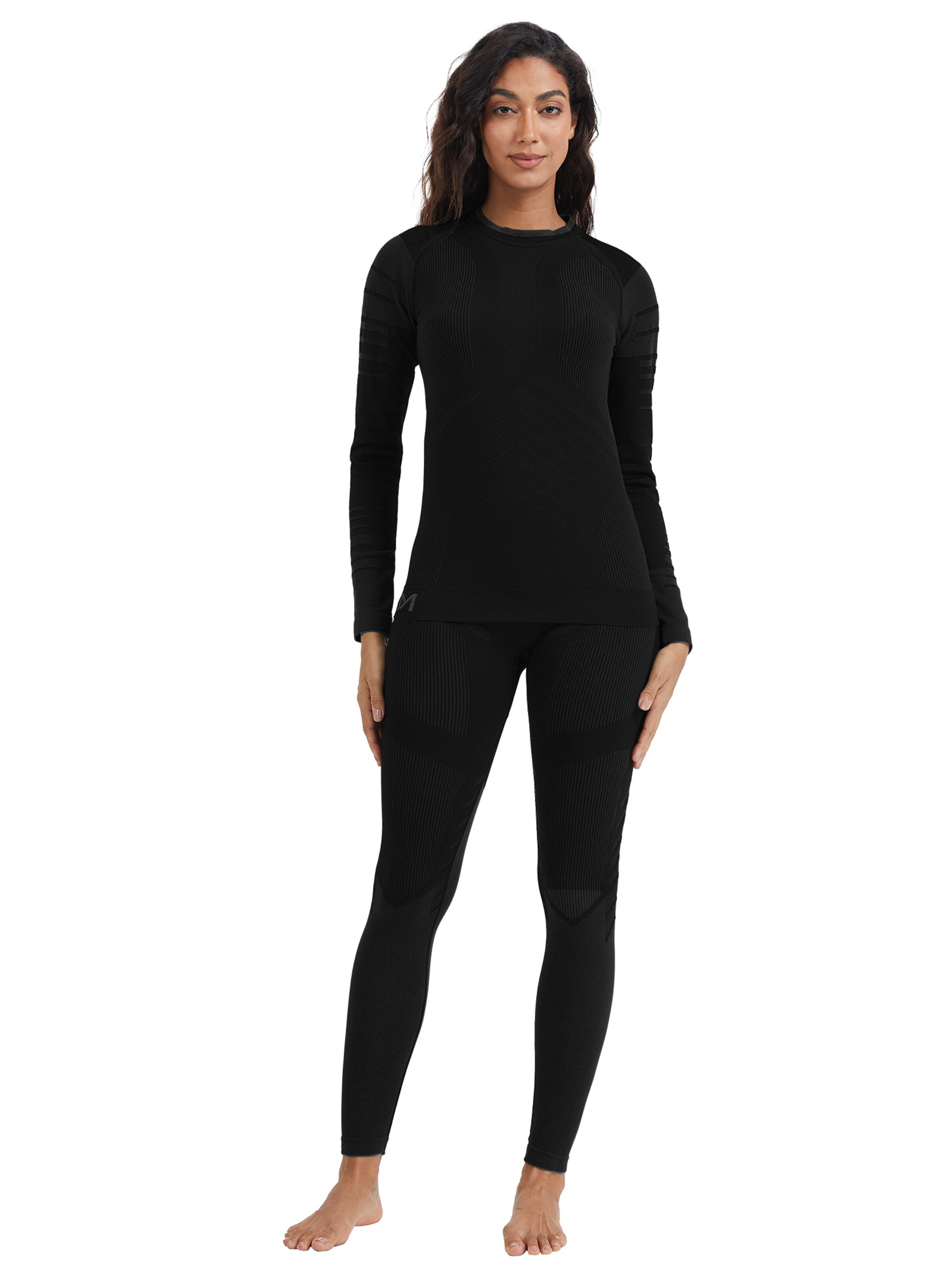 MEETWEE Athletic Bodysuit in Black