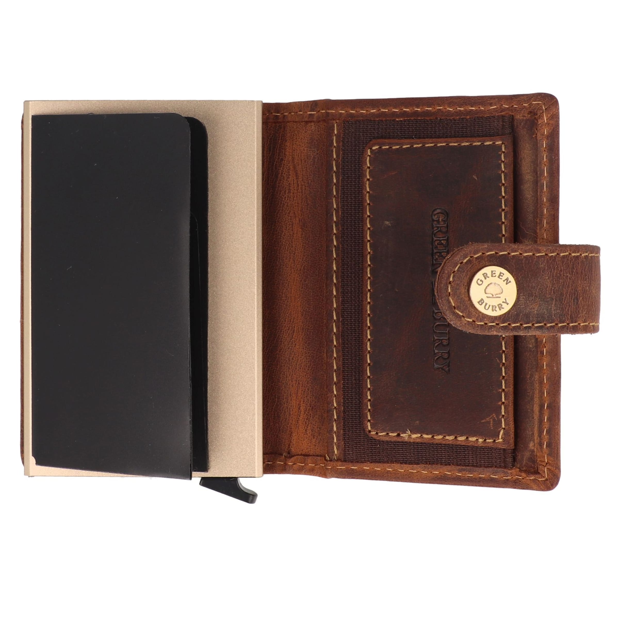 GREENBURRY Portemonnee 'Vintage' in Bruin