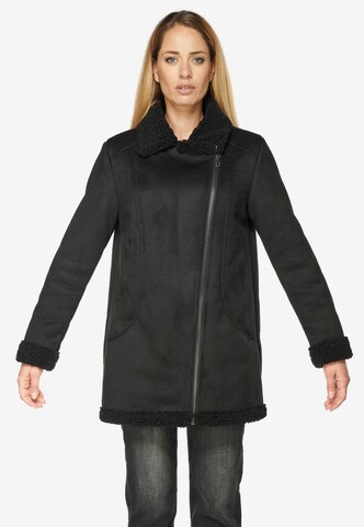 Le Temps Des Cerises Between-Season Jacket 'ORCHY' in Black: front