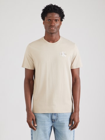 T-Shirt Calvin Klein Jeans en gris : devant