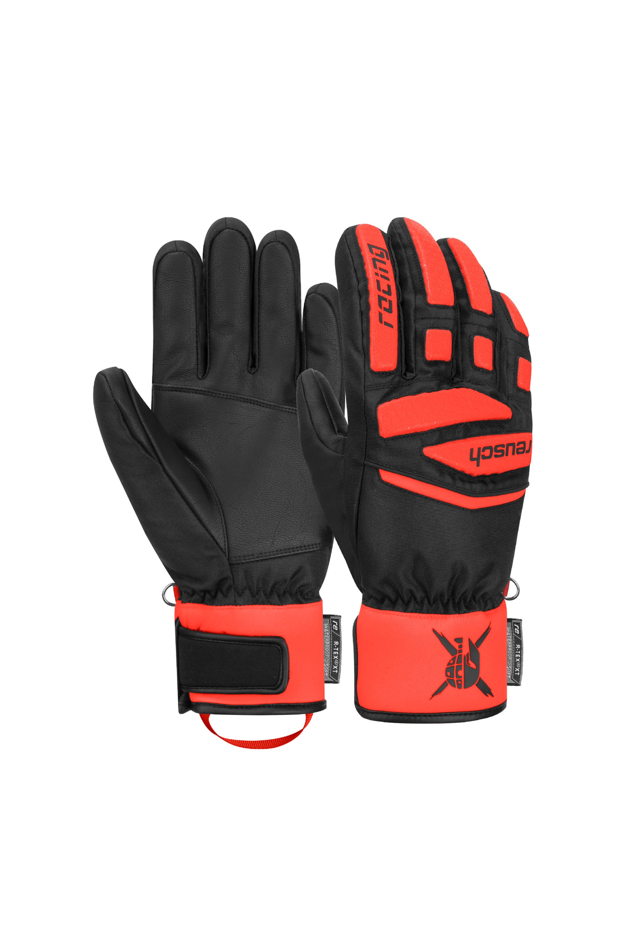 REUSCH Fingerhandschuhe 'Worldcup Warrior Prime R-TEX® XT' in Schwarz: Vorderseite