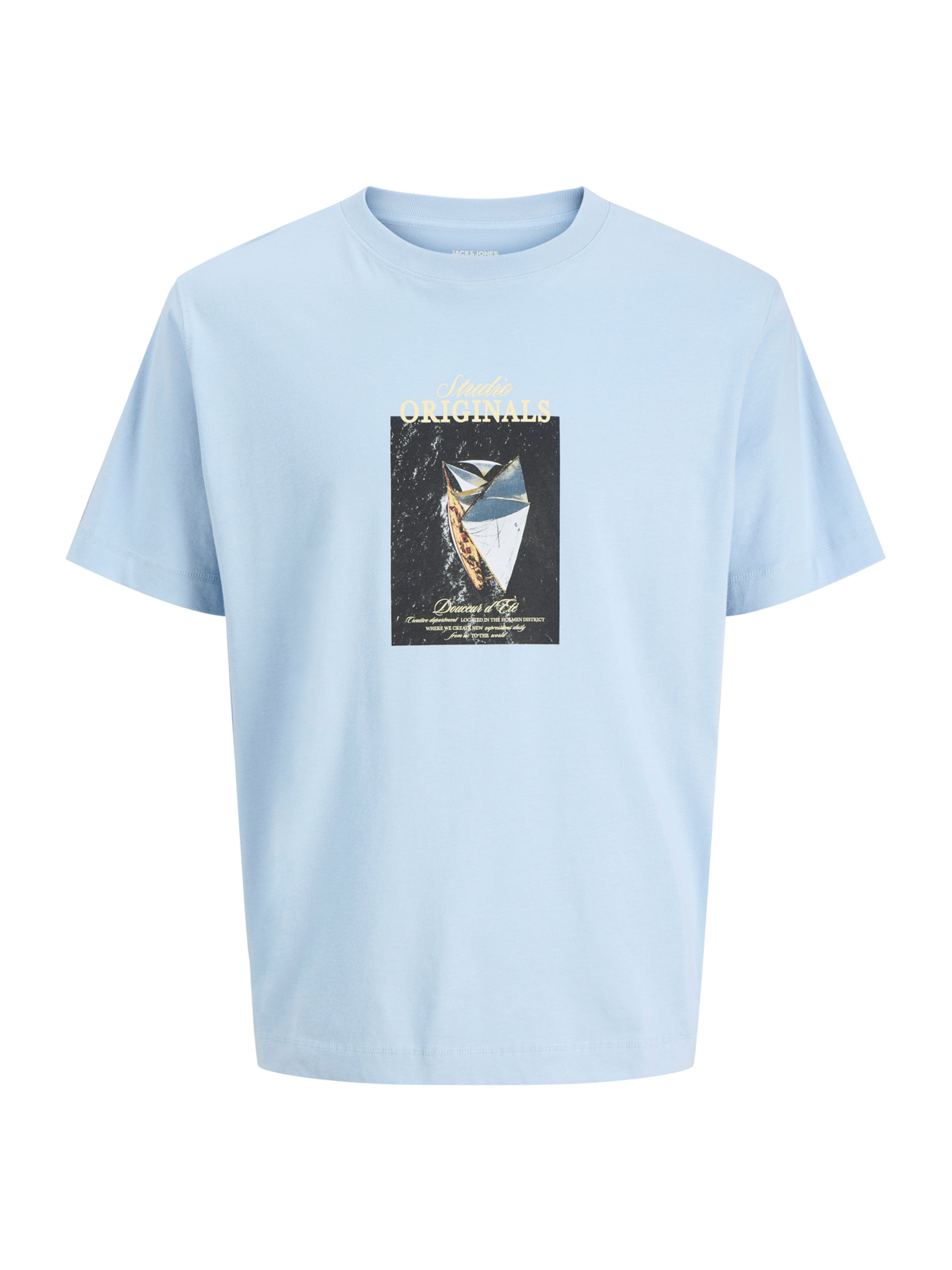 T-Shirt 'JORNORREBRO' JACK & JONES en bleu : devant