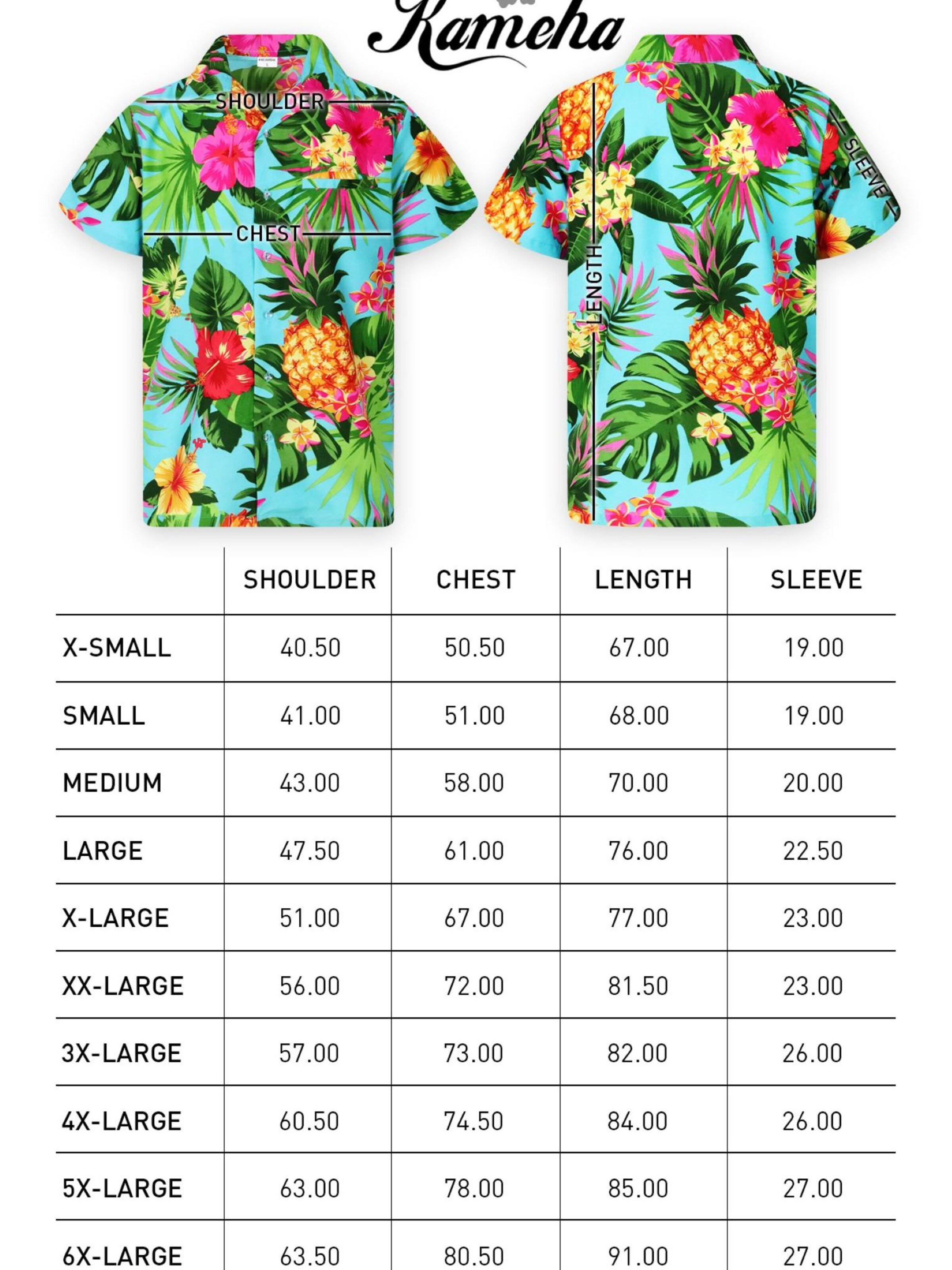 King Kameha Shirt 'Pineapple' in Blue