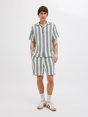 JACK & JONES Comfort fit Overhemd 'JORCoba' in Wit