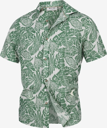 Chemise ' Malve ' INDICODE JEANS en vert : devant