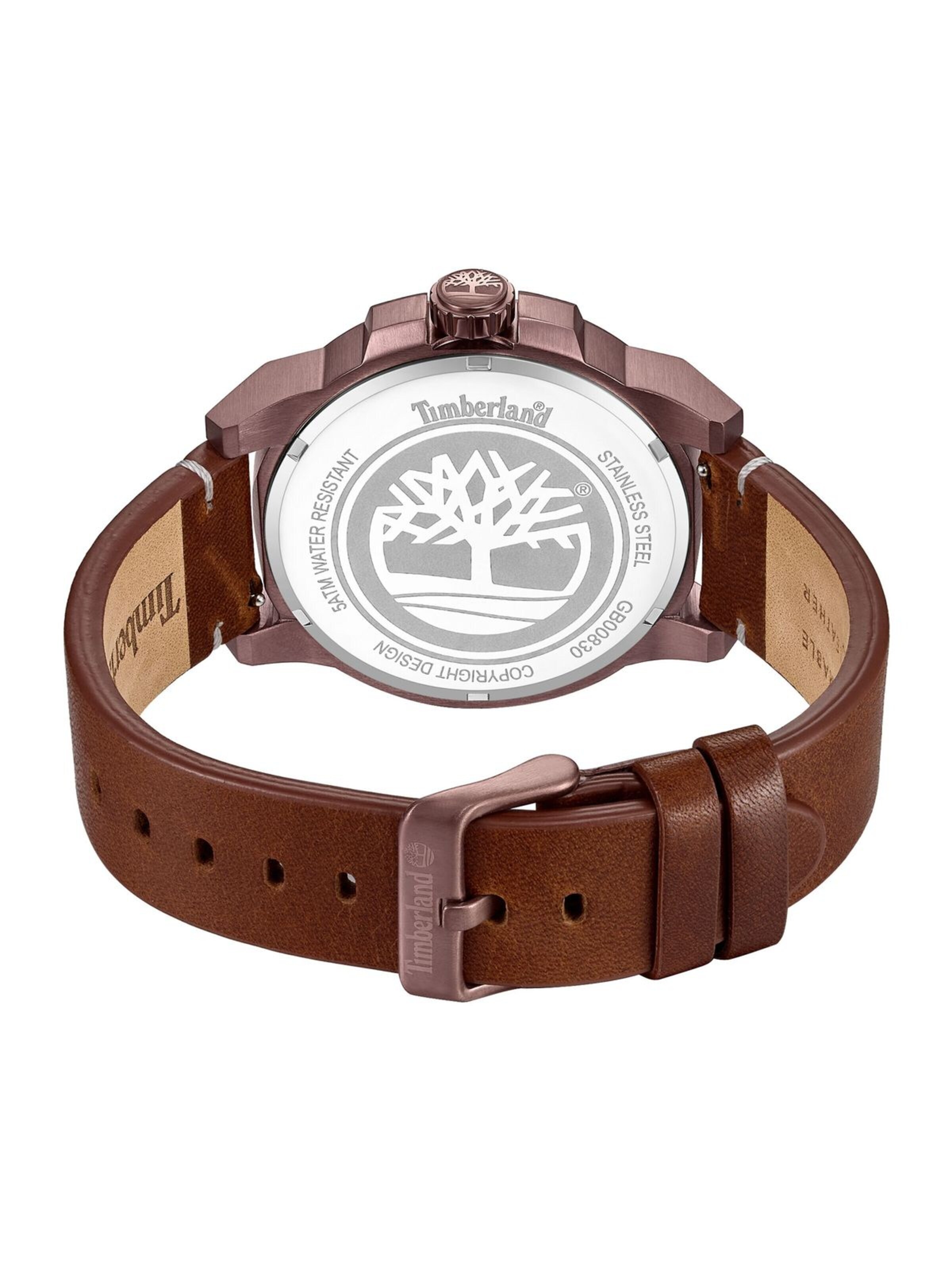 TIMBERLAND Analog Watch 'Mohegan' in Brown