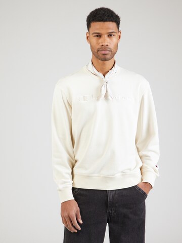 Champion Authentic Athletic Apparel Μπλούζα φούτερ σε μπεζ: μπροστά