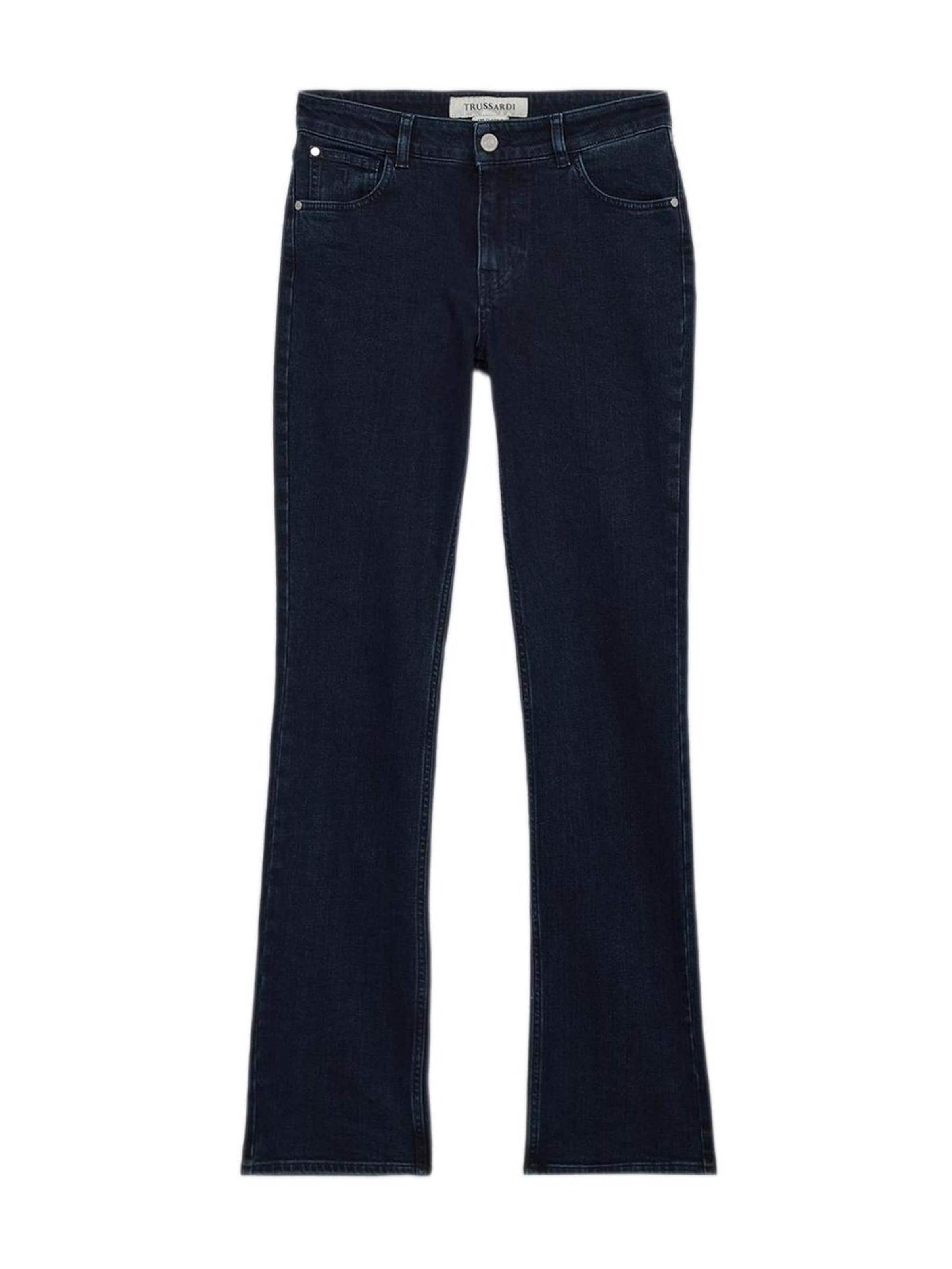 Trussardi Slimfit Jeans in Blauw: voorkant