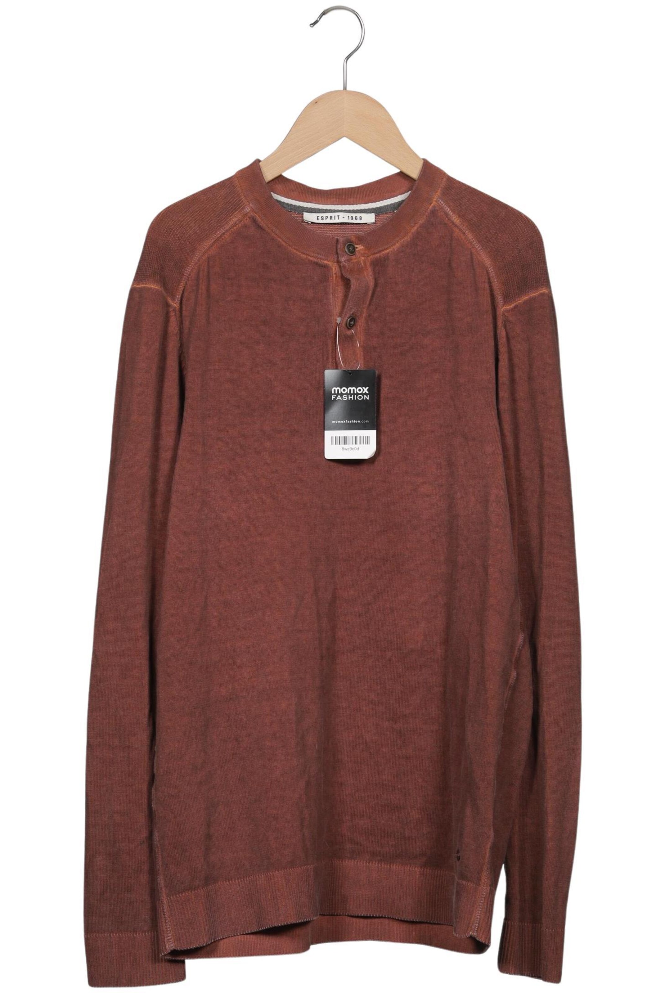 ESPRIT Sweater & Cardigan in L in Brown: front