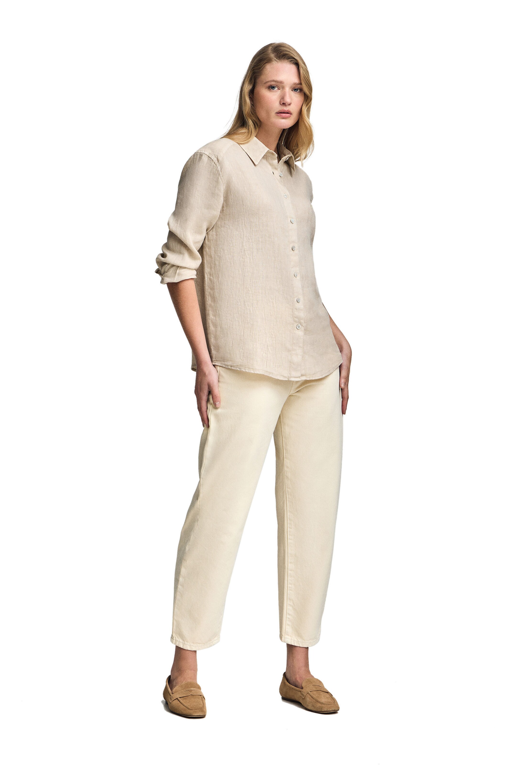 Polo Club Bluse in Beige