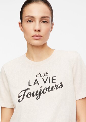 COMMA T-Shirt in Beige