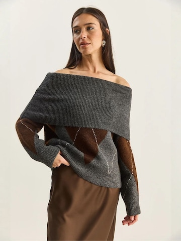 Pull-over Bianco Lucci en gris