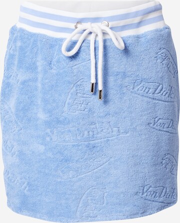 Von Dutch Originals Rok 'PERRY' in Blauw: voorkant