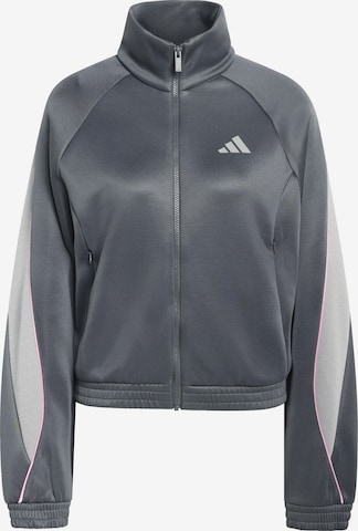 ADIDAS SPORTSWEAR - Chaqueta de chándal 'Stadium' en gris: frente