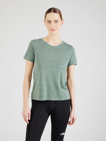 T-shirt fonctionnel 'Launch Camo' UNDER ARMOUR en vert : devant