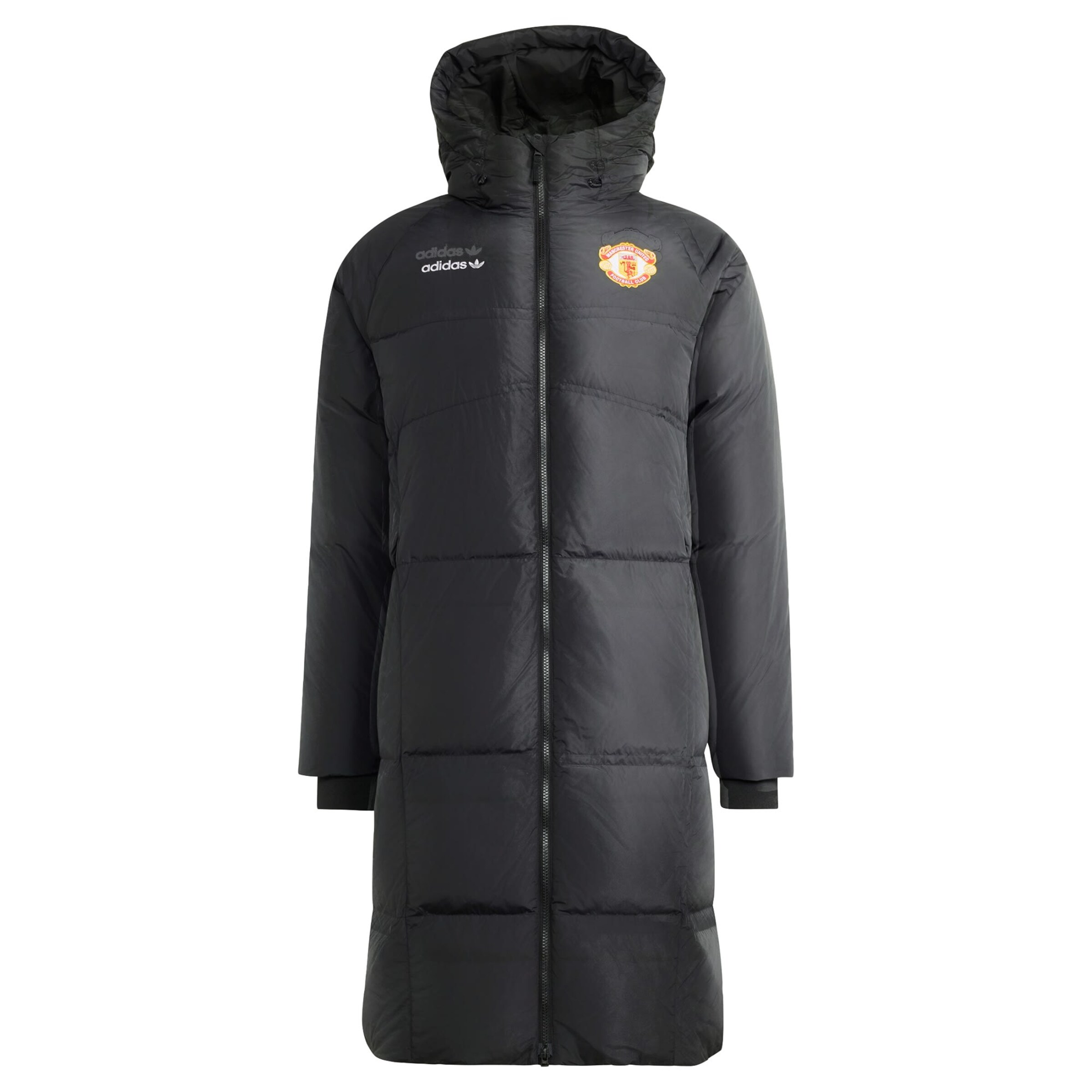 ADIDAS PERFORMANCE Athletic Jacket 'Manchester United EQT' in Black: front