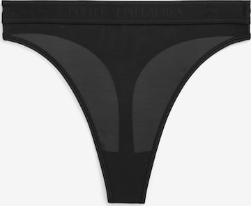 Polo Ralph Lauren - Braga ' HIGH WAIST ' en negro: frente