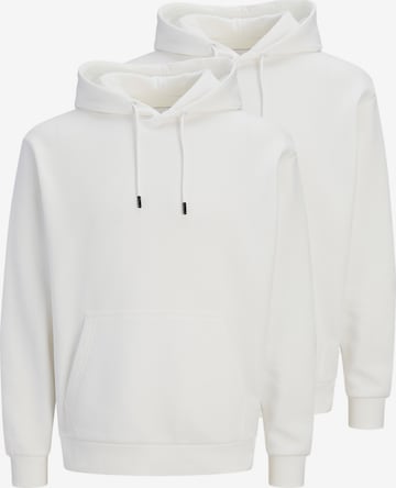 JACK & JONES Sweatshirt 'Bradley' in Wit: voorkant