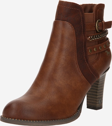 MUSTANG Bootie in Brown: front