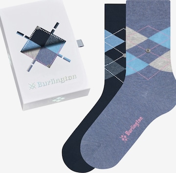 BURLINGTON Socks 'Basic Gift Box' in Grey: front
