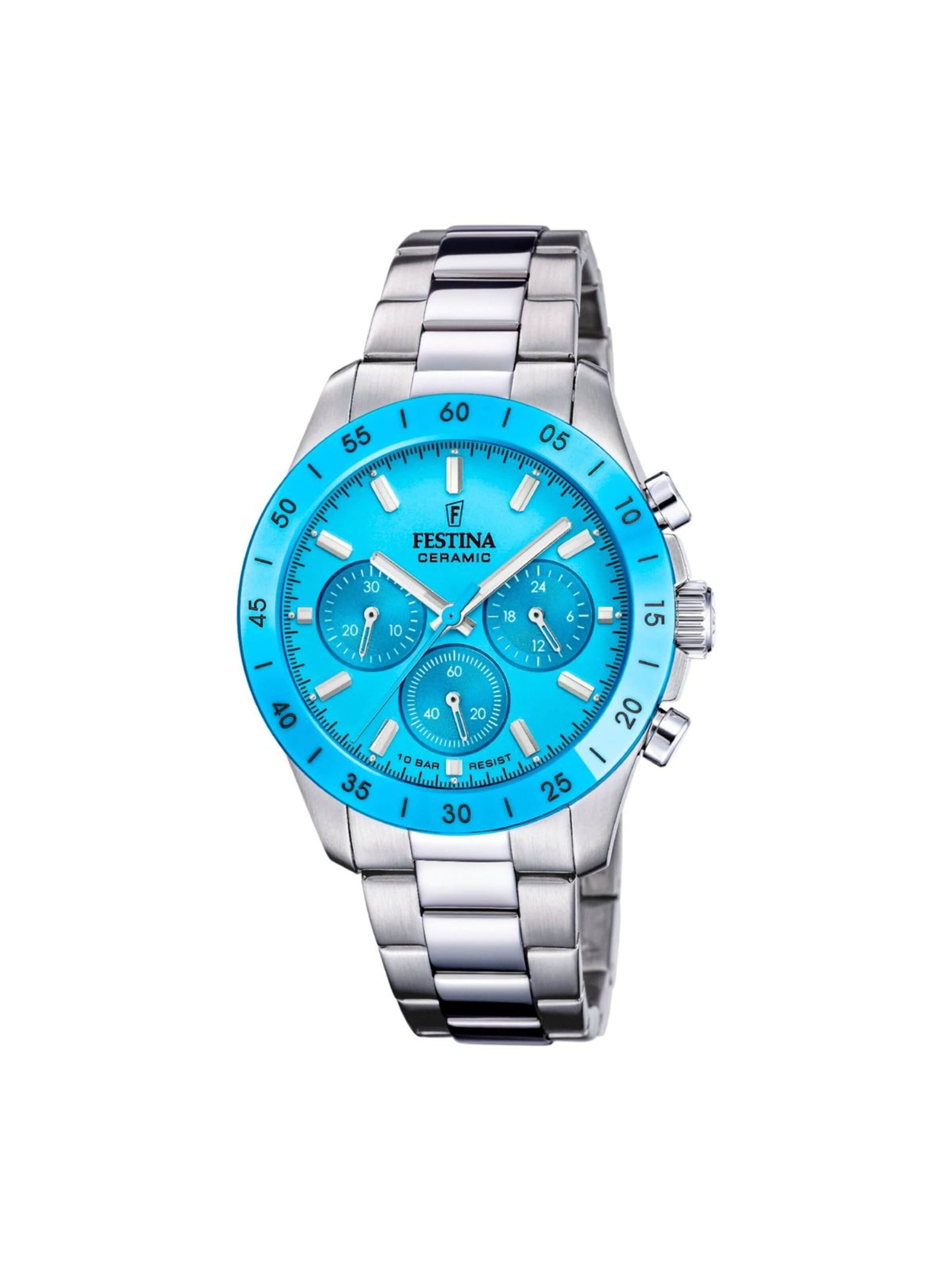 Montre à affichage analogique FESTINA en bleu : devant