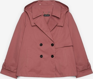 Fiorella Rubino - Abrigo de invierno en rosa: frente