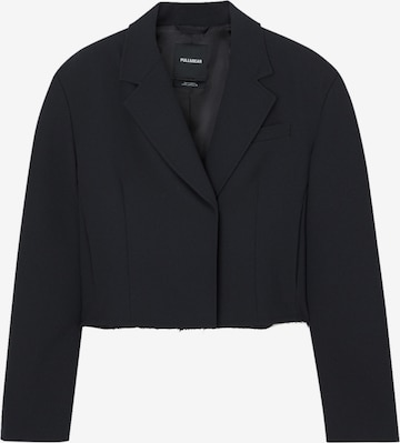 Blazer Pull&Bear en noir : devant