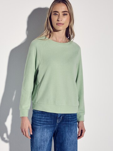 Felpa di STREET ONE in verde: frontale