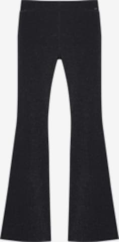 Pull&Bear Flared Leggings in Black: front