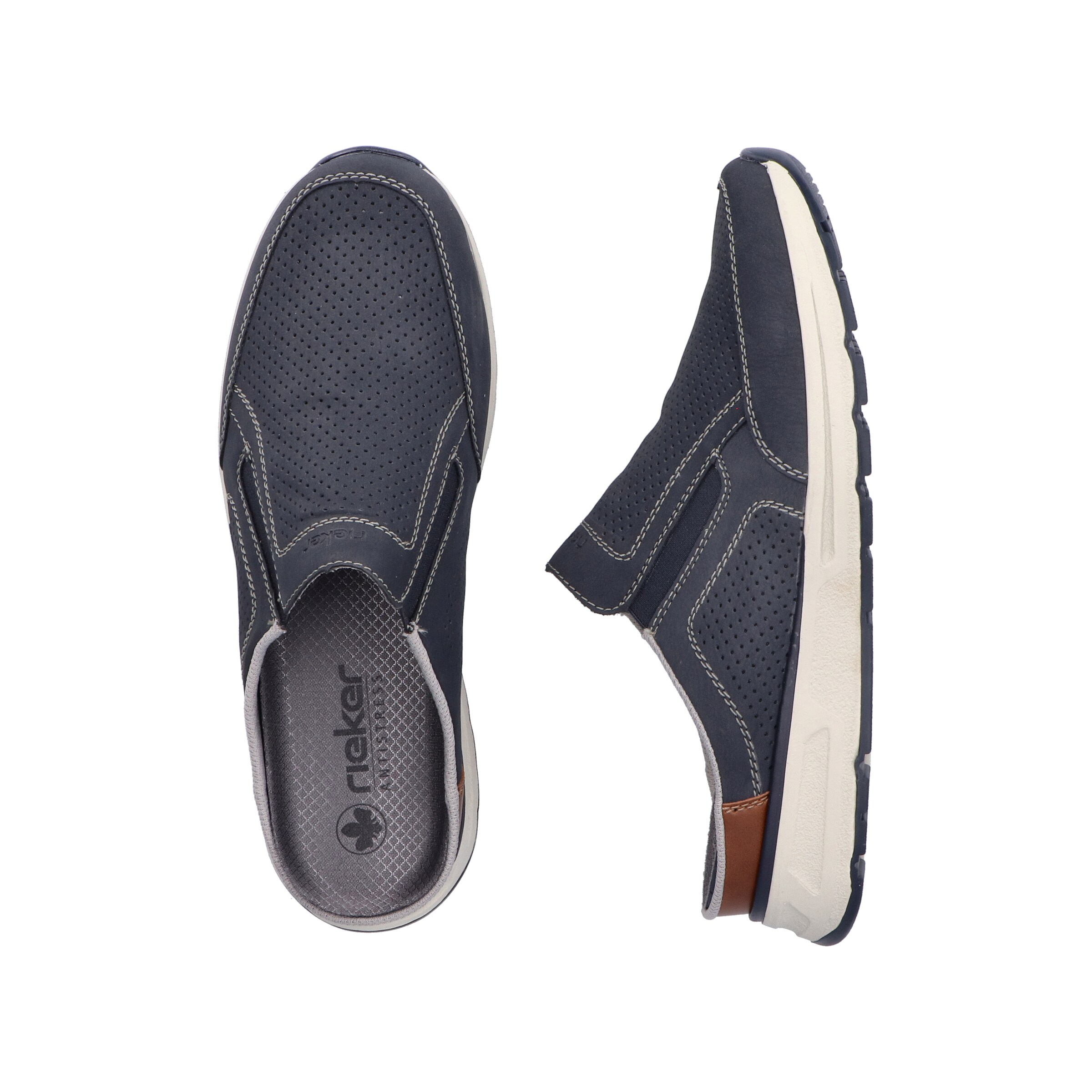 Chaussure basse 'B0760' Rieker en bleu