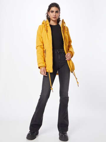 Ragwear Weatherproof jacket 'ZUZKA' in Yellow