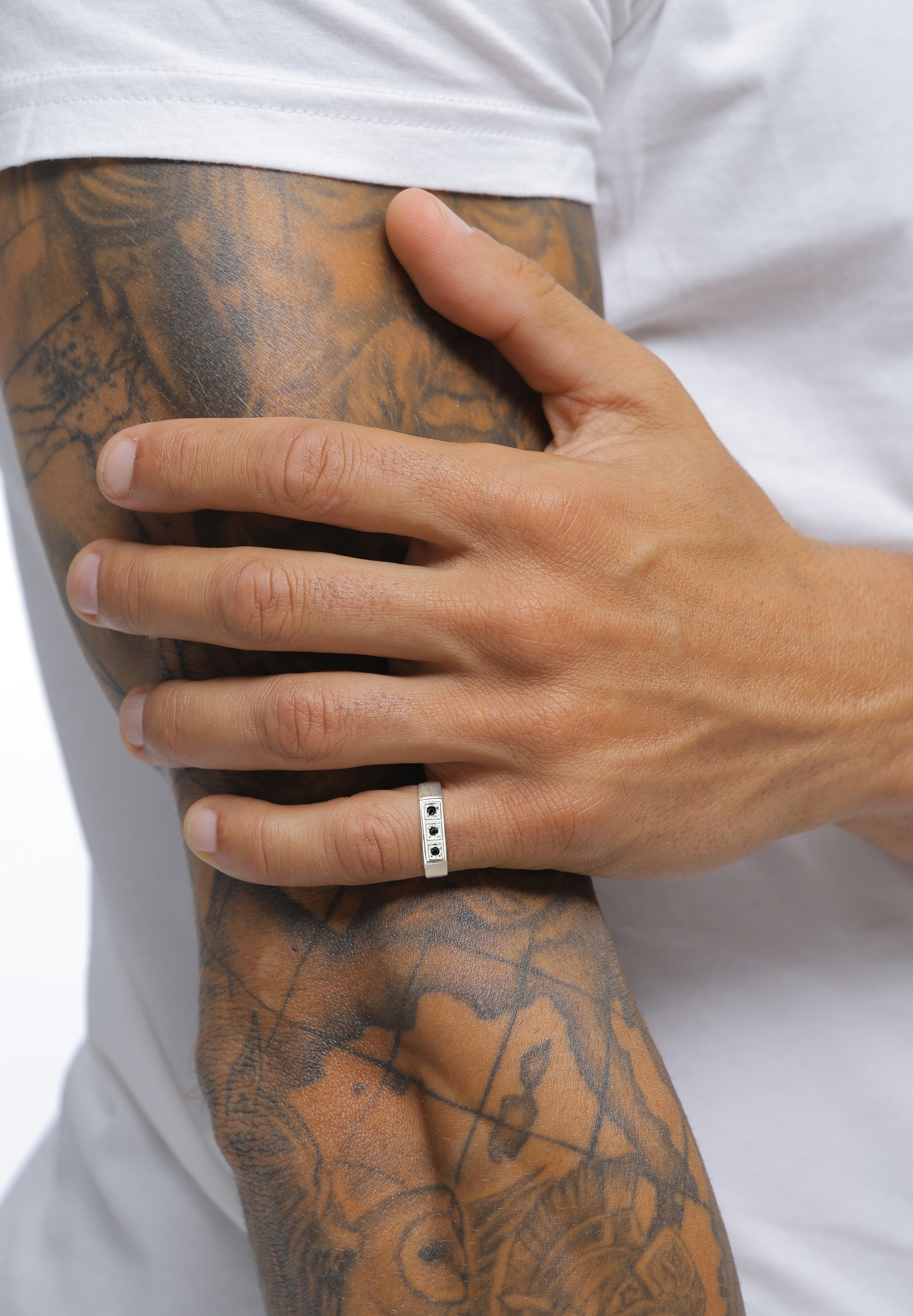 Bague KUZZOI en argent : devant